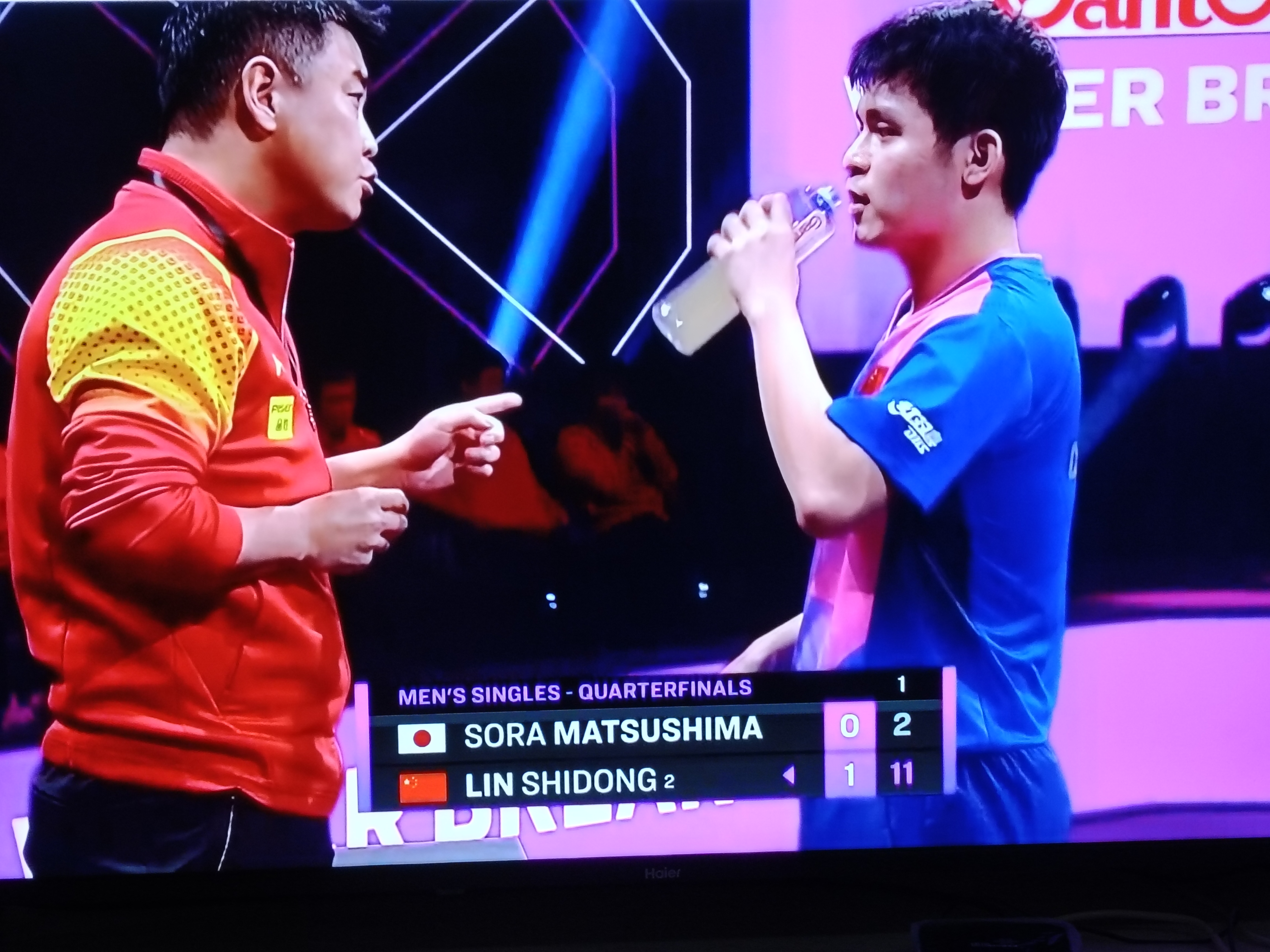 日本队险胜瑞典队，许昕统治全场